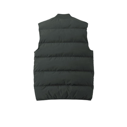 Men's Puffer Vest — Anchor Grey (Back)