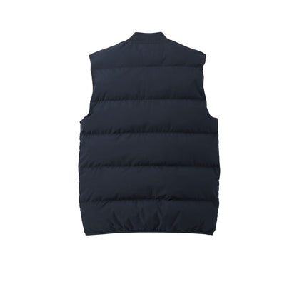 Men's Puffer Vest — Night Navy (Back)