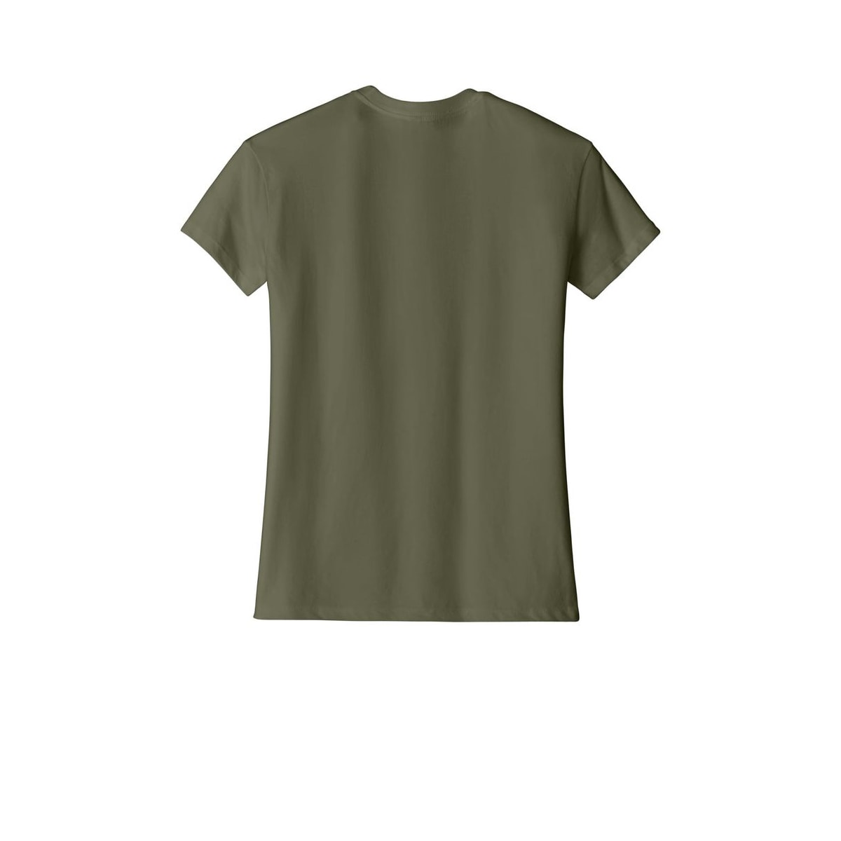 Next Level Apparel® Women’s Relaxed Tee — Military Green (Back)