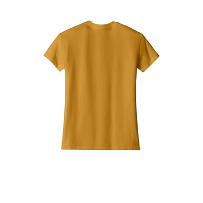Next Level Apparel® Women’s Relaxed Tee — Antique Gold (Back)