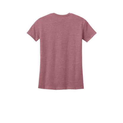 Next Level Apparel® Women’s Relaxed Tee — Heather Mauve (Back)