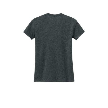 Next Level Apparel® Women’s Relaxed Tee — Charcoal (Back)