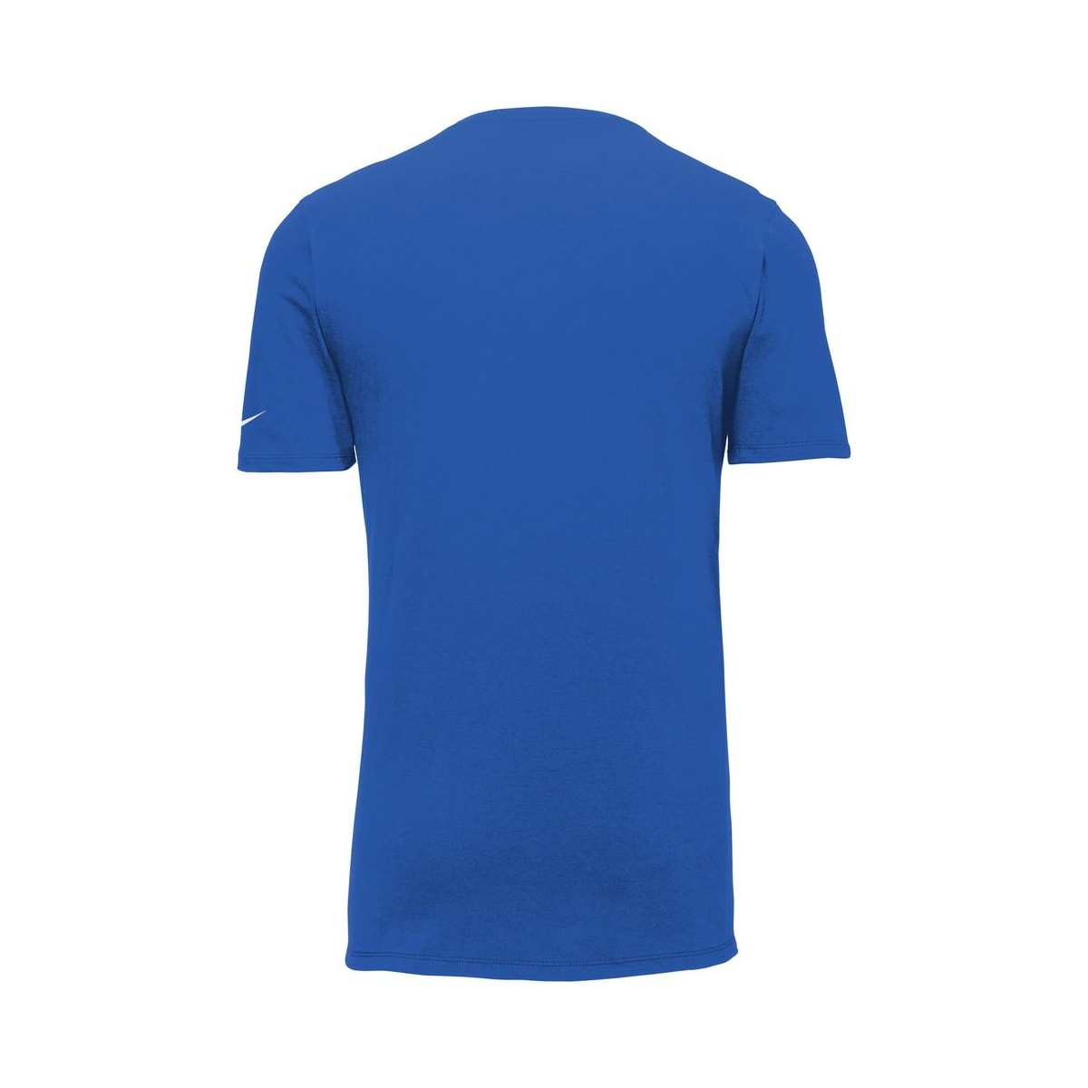 Nike Dri-FIT Cotton/Poly Tee — Rush Blue (Back)