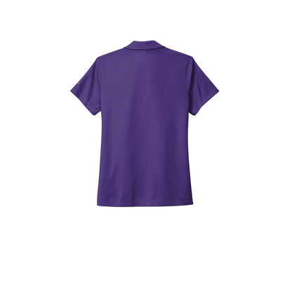 Nike Ladies Dri-FIT Micro Pique 2.0 Polo NKDC1991 — Court Purple (Back)