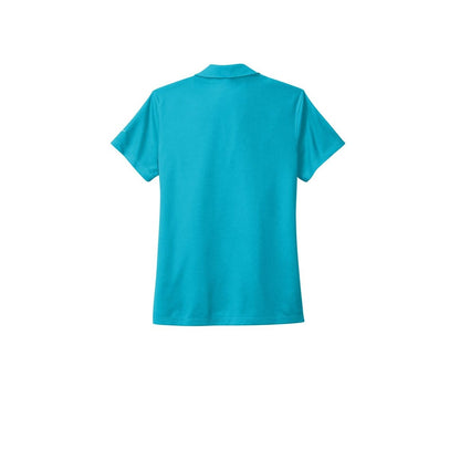 Nike Ladies Dri-FIT Micro Pique 2.0 Polo NKDC1991 — Tidal Blue (Back)