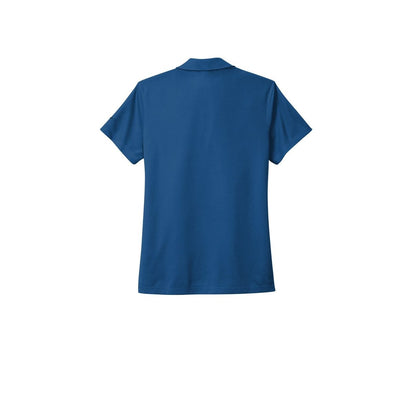 Nike Ladies Dri-FIT Micro Pique 2.0 Polo NKDC1991 — Gym Blue (Back)