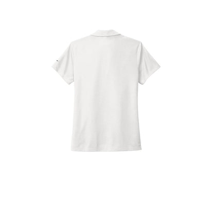 Nike Ladies Dri-FIT Micro Pique 2.0 Polo NKDC1991 — White (Back)