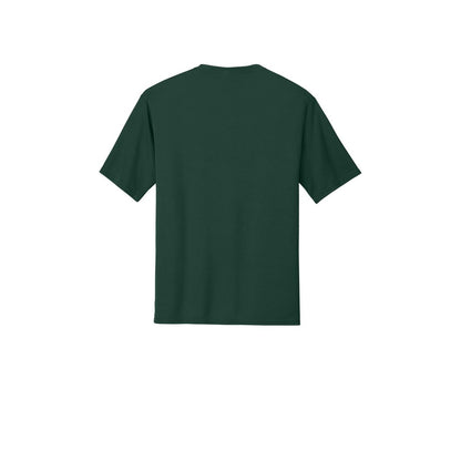 Port & Company Essential Performance Tee — Dark Green (Back)