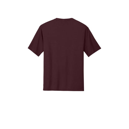 Port & Company Essential Performance Tee — Athletic Maroon (Back)
