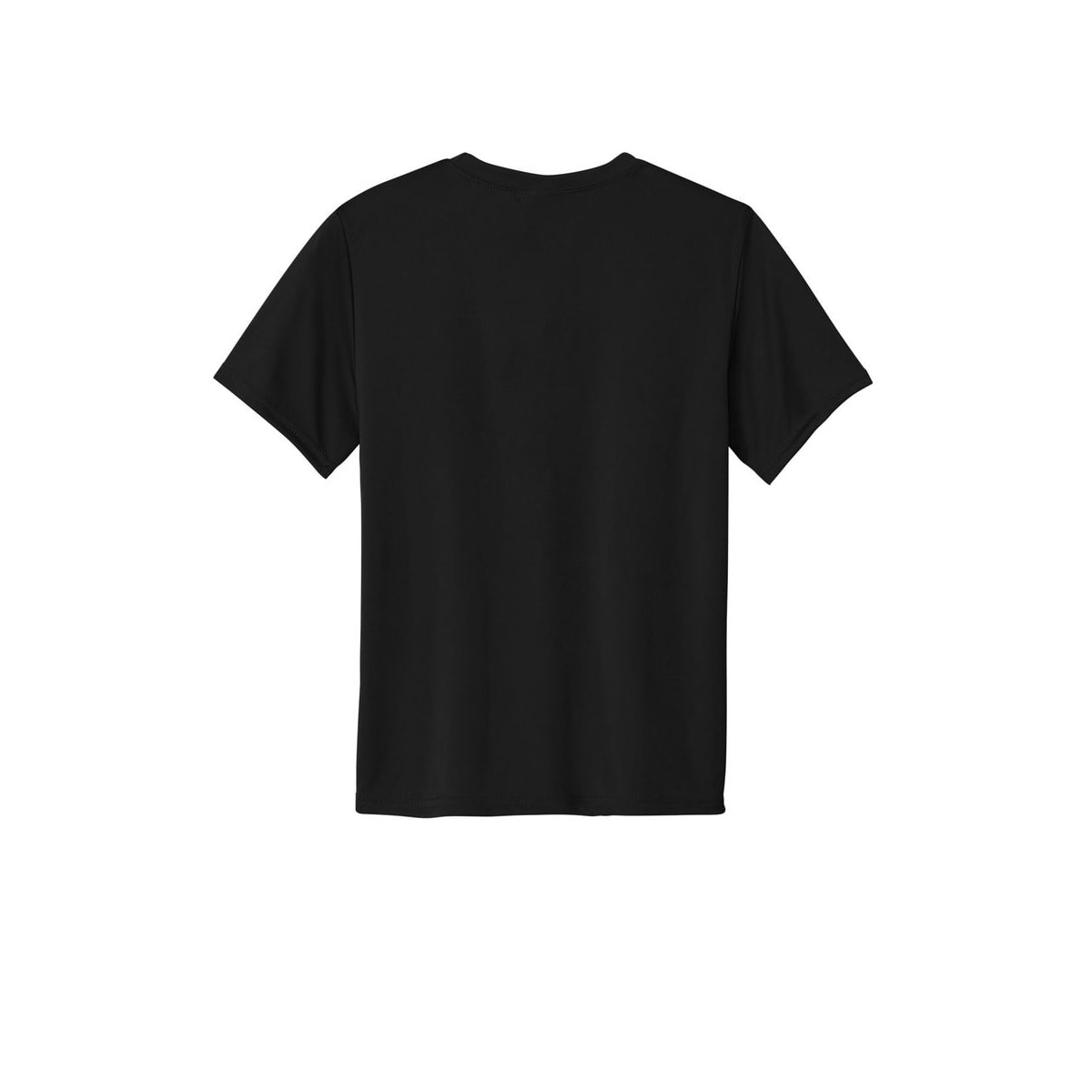 Port & Company Youth Essential Performance Tee — Jet Black (Back)