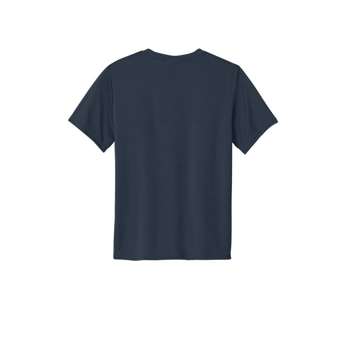 Port & Company Youth Essential Performance Tee — Deep Navy (Back)