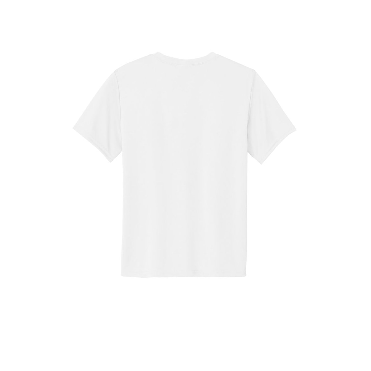 Port & Company Youth Essential Performance Tee — White (Back)