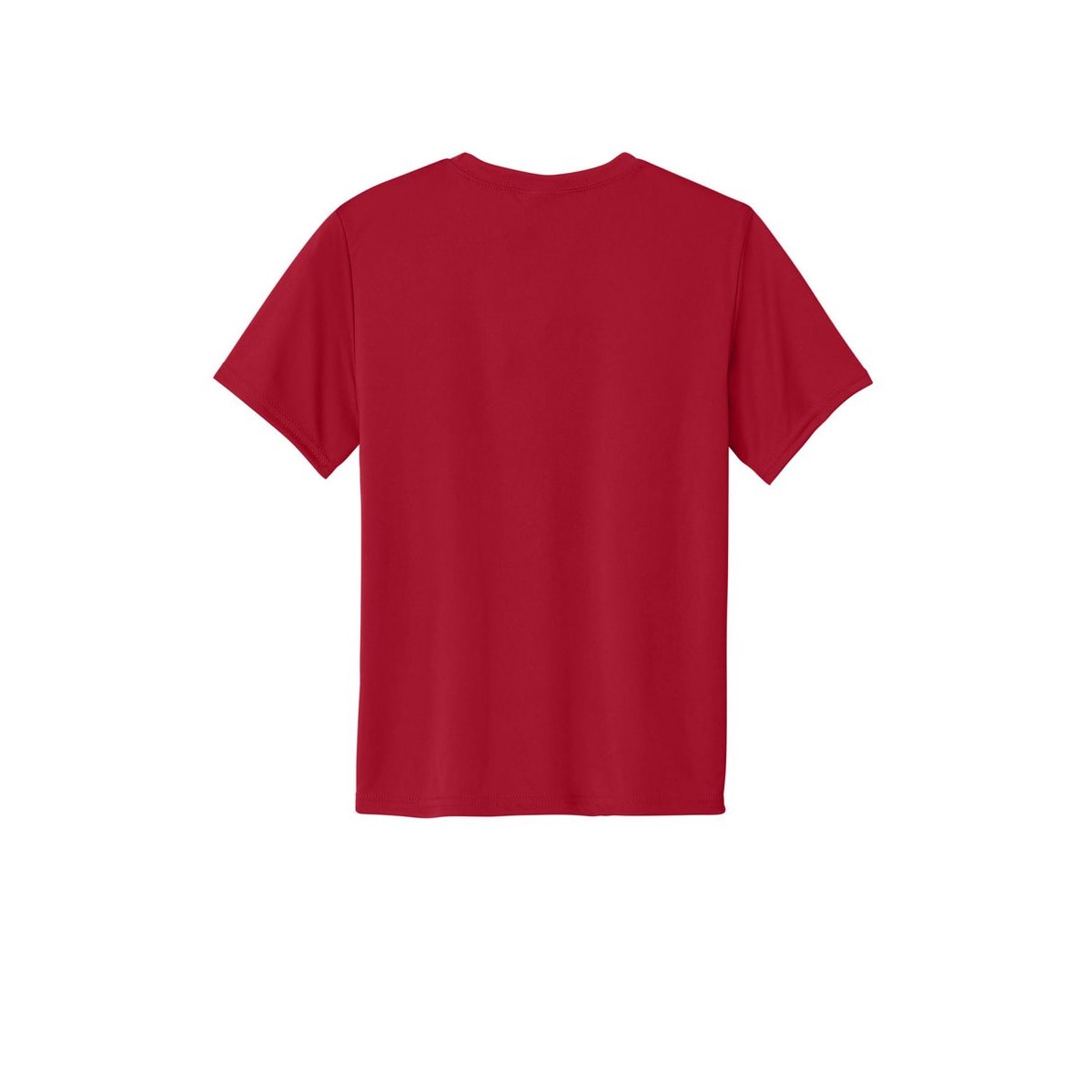 Port & Company Youth Essential Performance Tee — Red (Back)