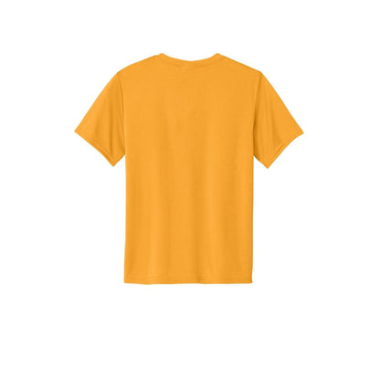 Port & Company Youth Essential Performance Tee — Gold (Back)
