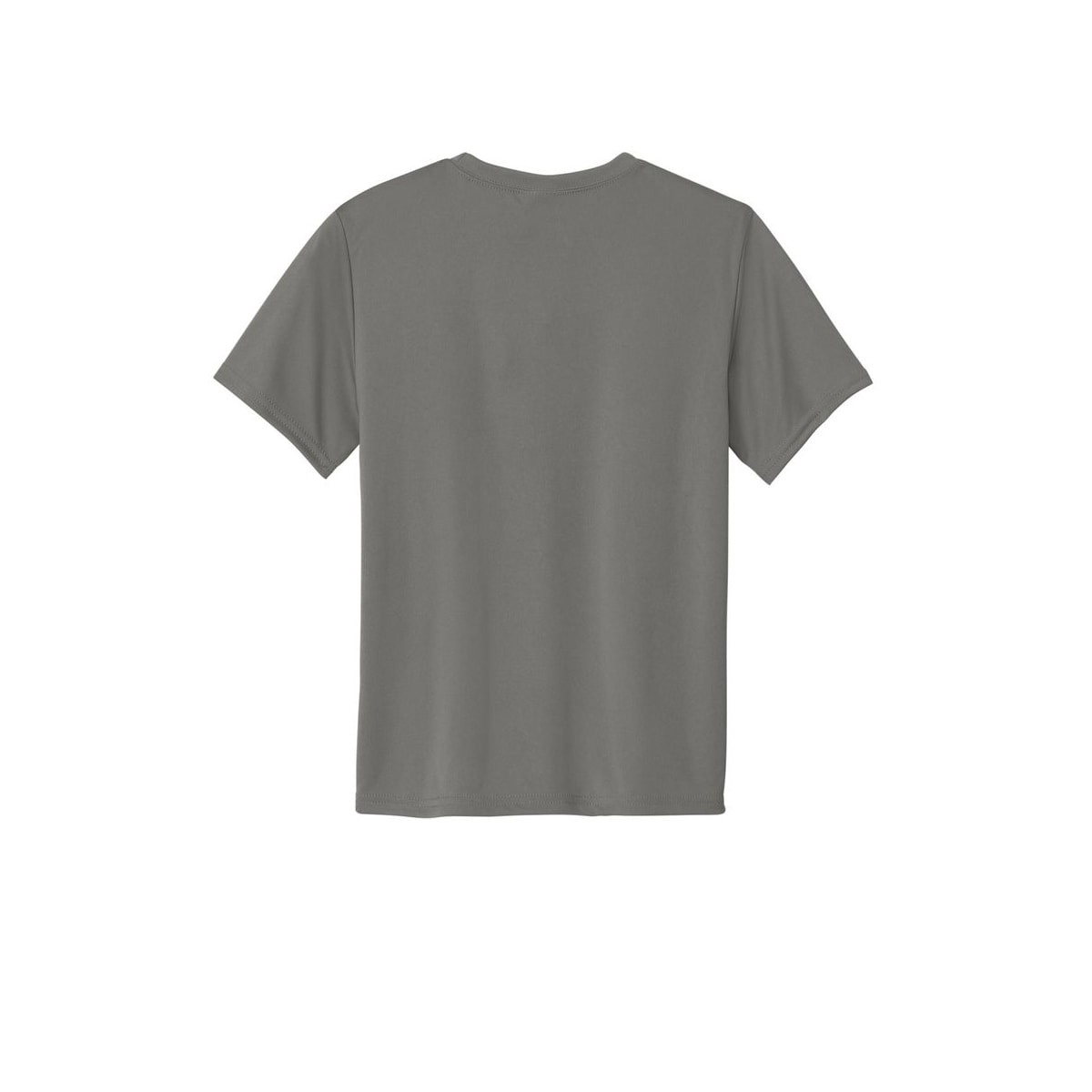 Port & Company Youth Essential Performance Tee — Grey Concrete (Back)