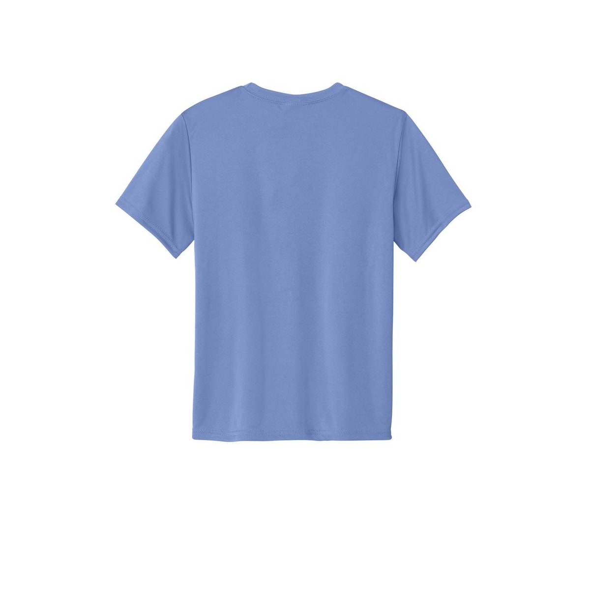 Port & Company Youth Essential Performance Tee — Carolina Blue (Back)