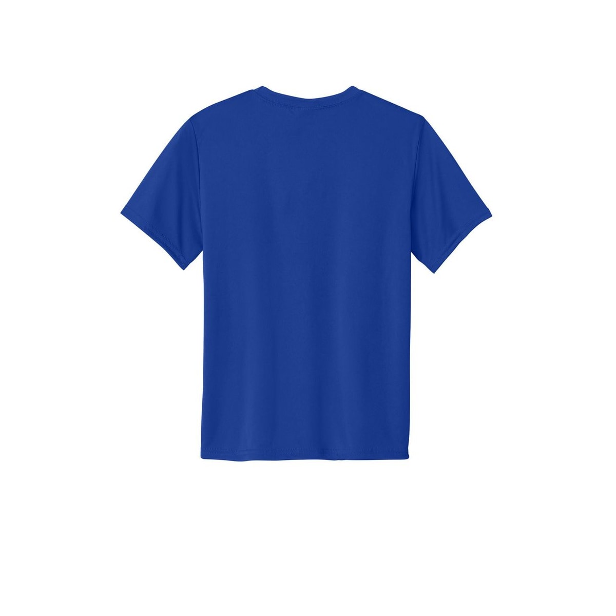 Port & Company Youth Essential Performance Tee — True Royal (Back)
