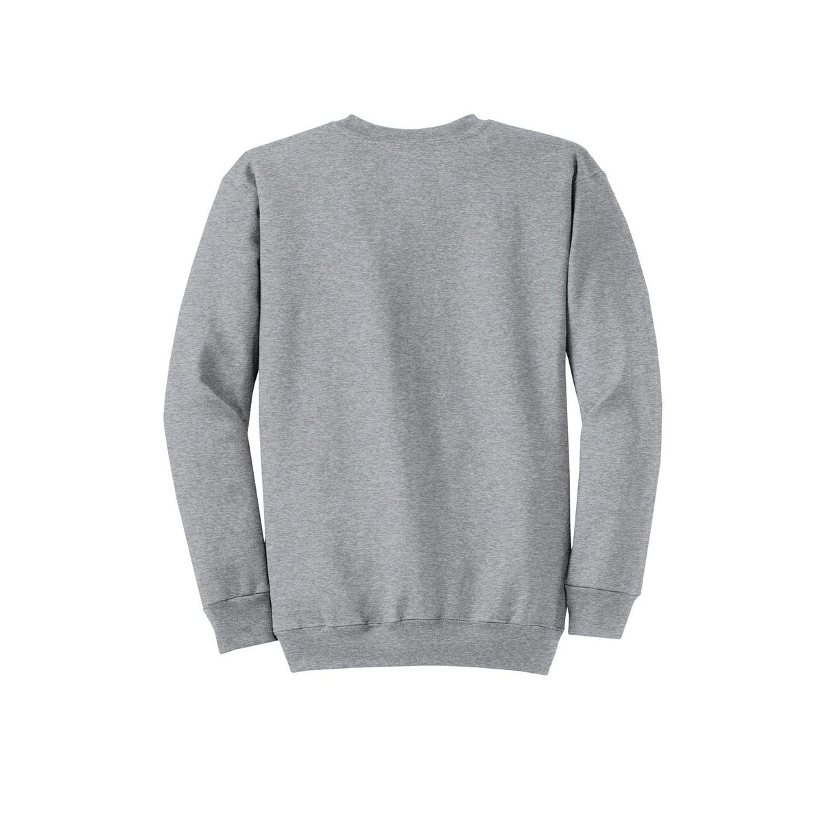 Port & Co™ Core Fleece Crewneck Sweatshirt — Athletic Heather (Back)