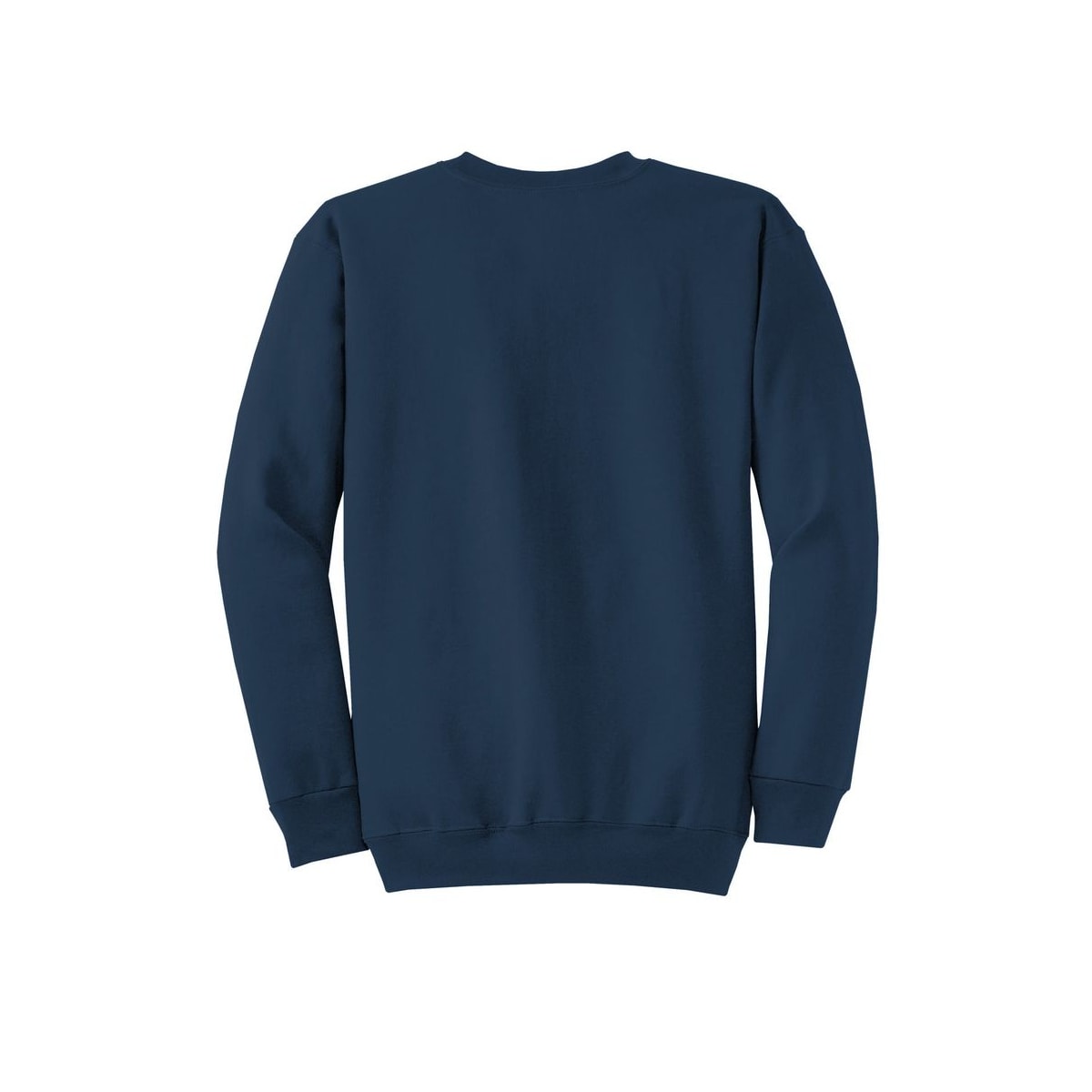 Port & Co™ Core Fleece Crewneck Sweatshirt — Navy (Back)