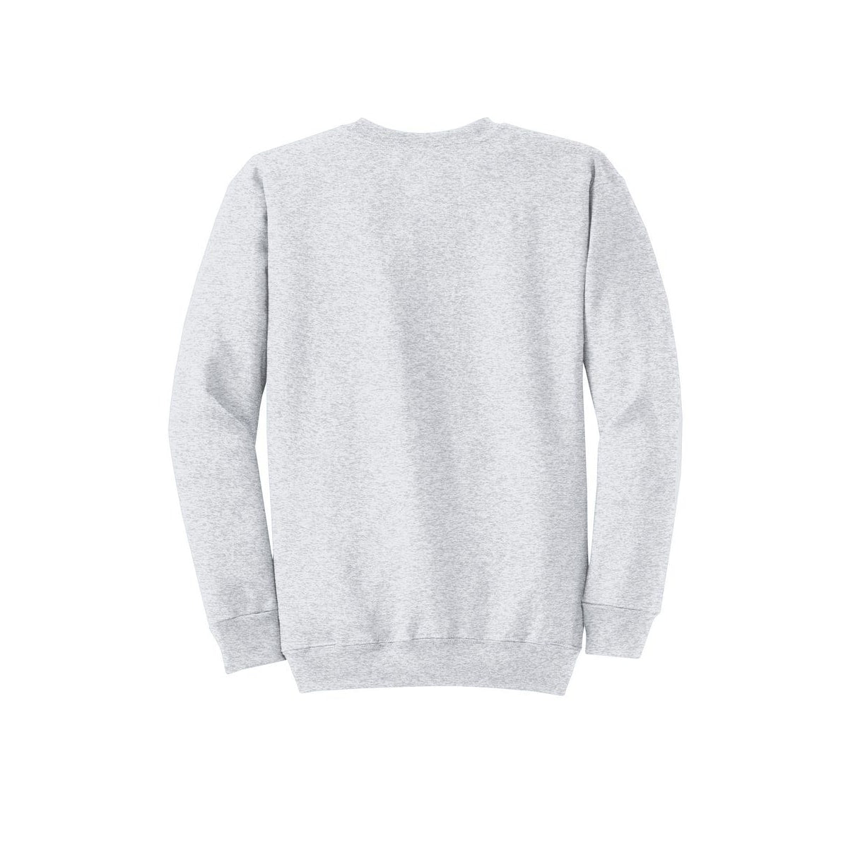 Port & Co™ Core Fleece Crewneck Sweatshirt — Ash (Back)