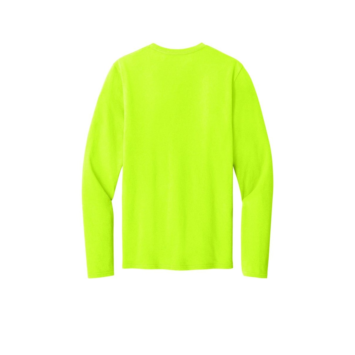 Port & Co™ Easy Cotton Long Sleeve Tee — S. Green (Back)