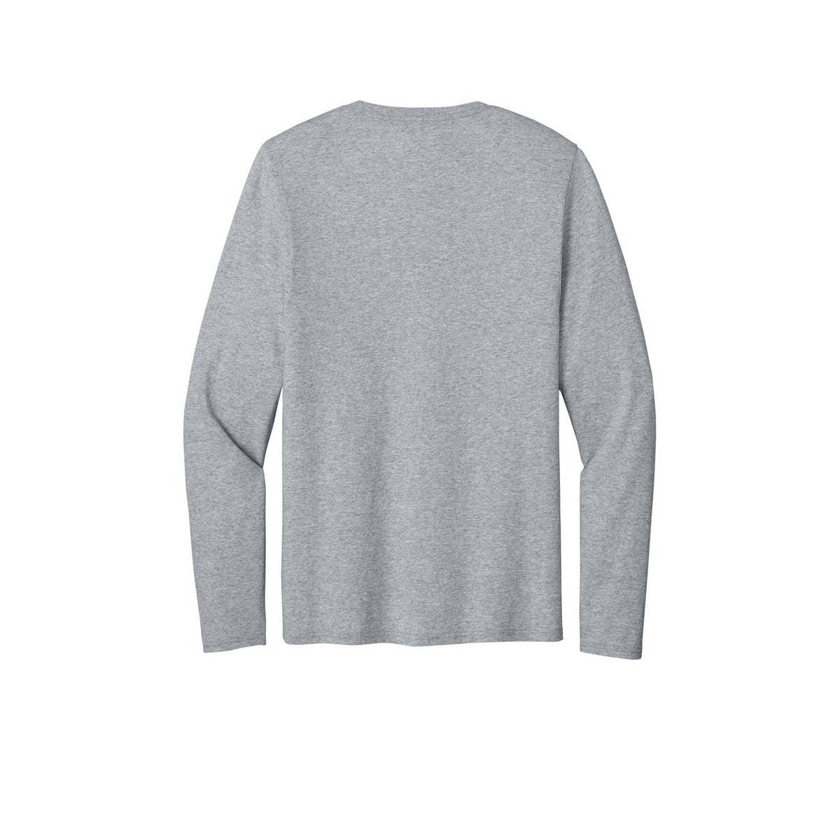 Port & Co™ Easy Cotton Long Sleeve Tee — Athletic Heather (Back)