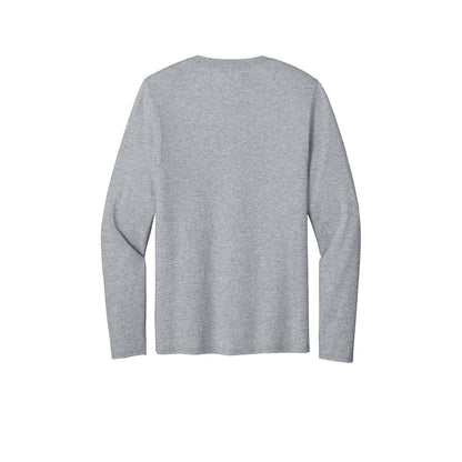 Port & Co™ Easy Cotton Long Sleeve Tee — Athletic Heather (Back)