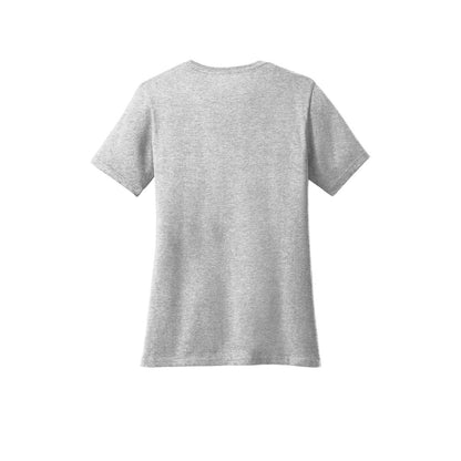 Port & Co™ Women’s Core Cotton Tee — Ash (Back)