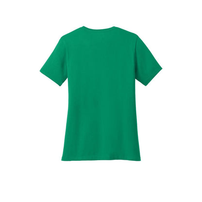 Port & Co™ Women’s Core Cotton Tee — Kelly (Back)