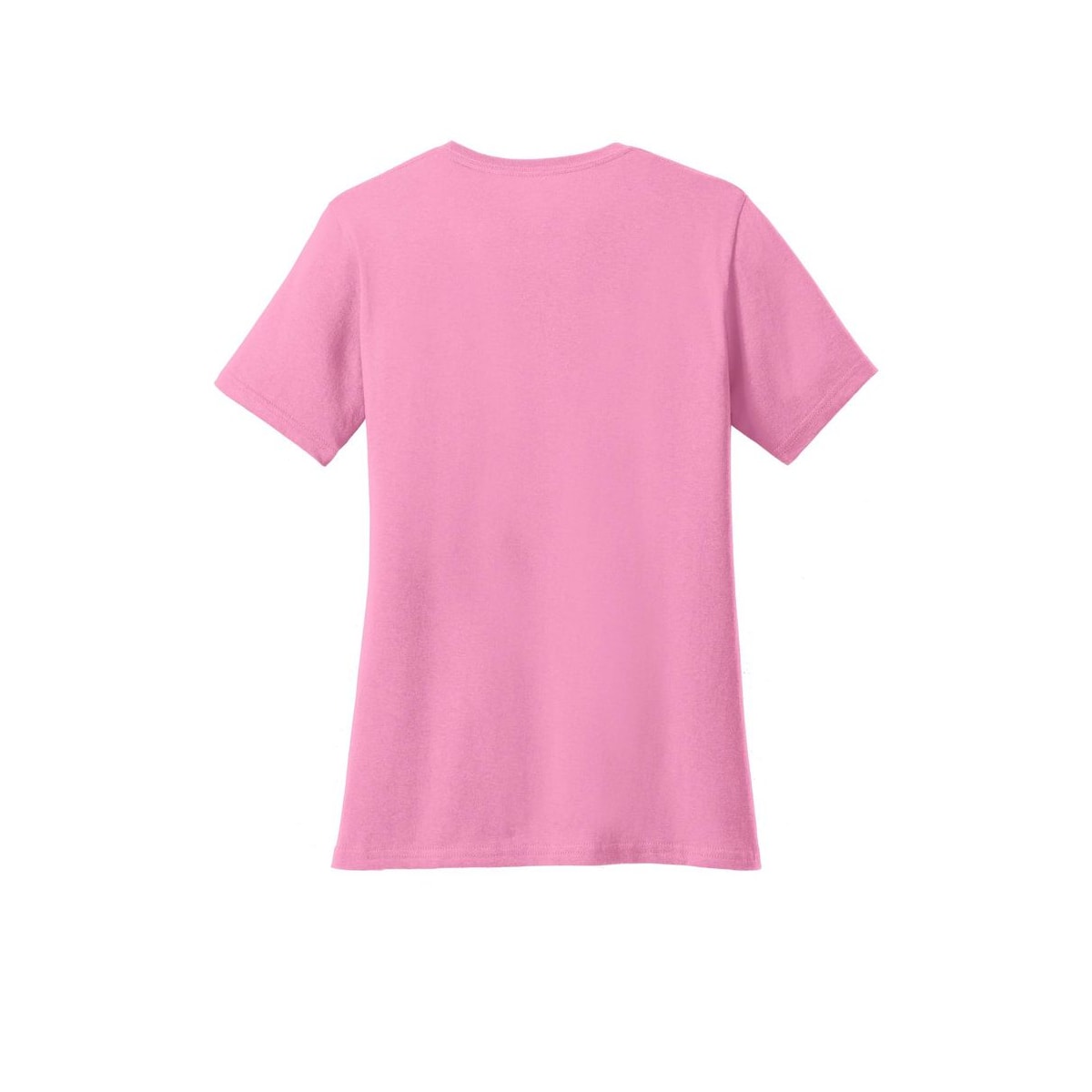 Port & Co™ Women’s Core Cotton Tee — Candy Pink (Back)