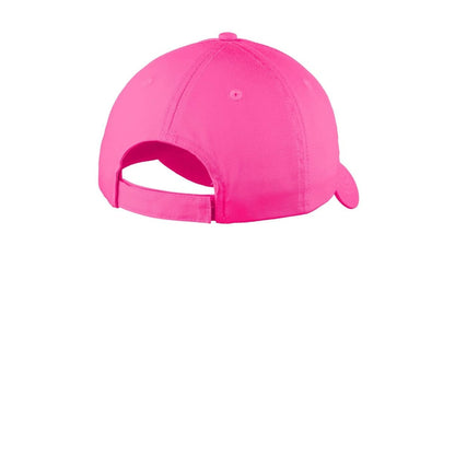 Port Authority® Sports Cap — Neon Pink (Back)