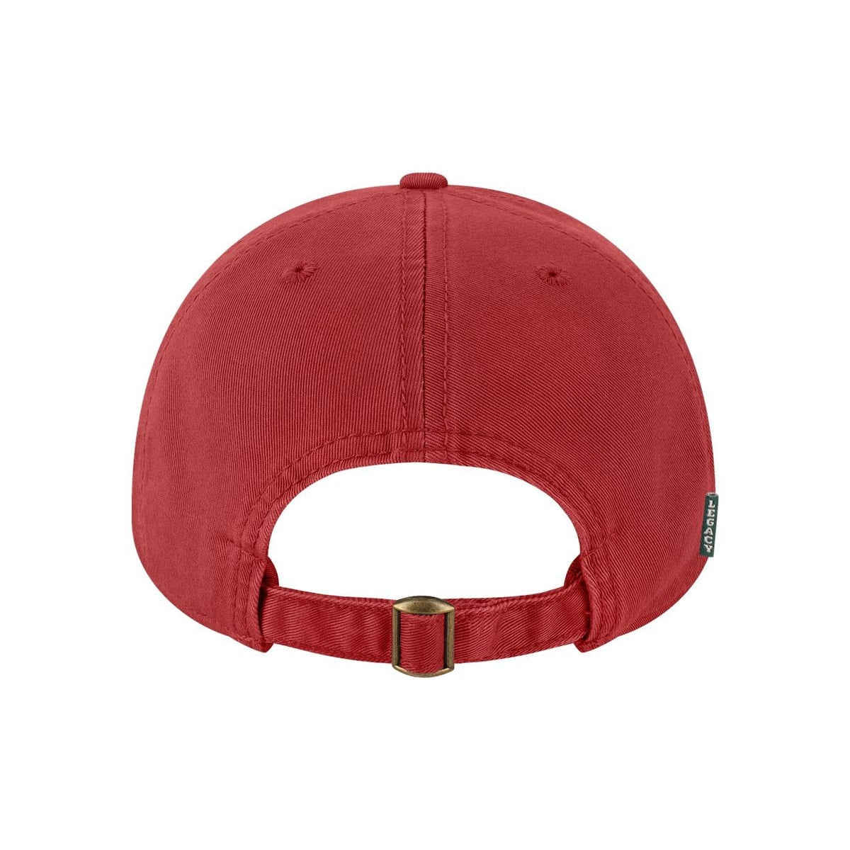 Relaxed Twill Dad Hat — Cardinal (Back)