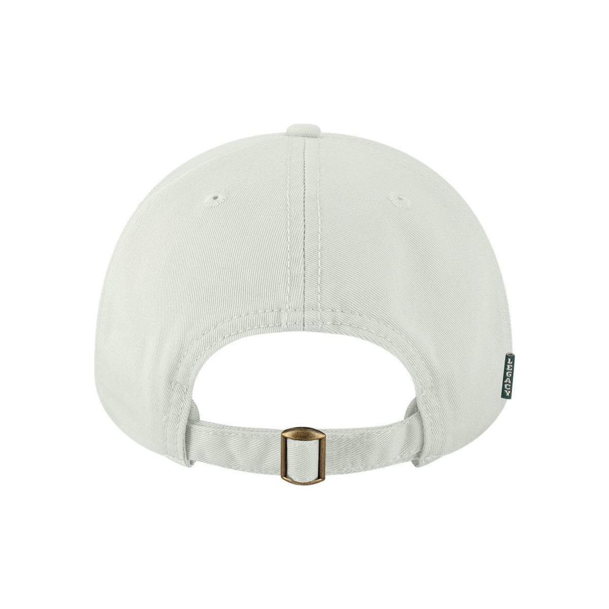 Relaxed Twill Dad Hat — White (Back)