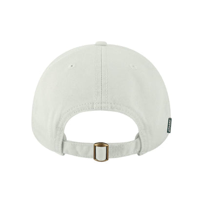 Relaxed Twill Dad Hat — White (Back)