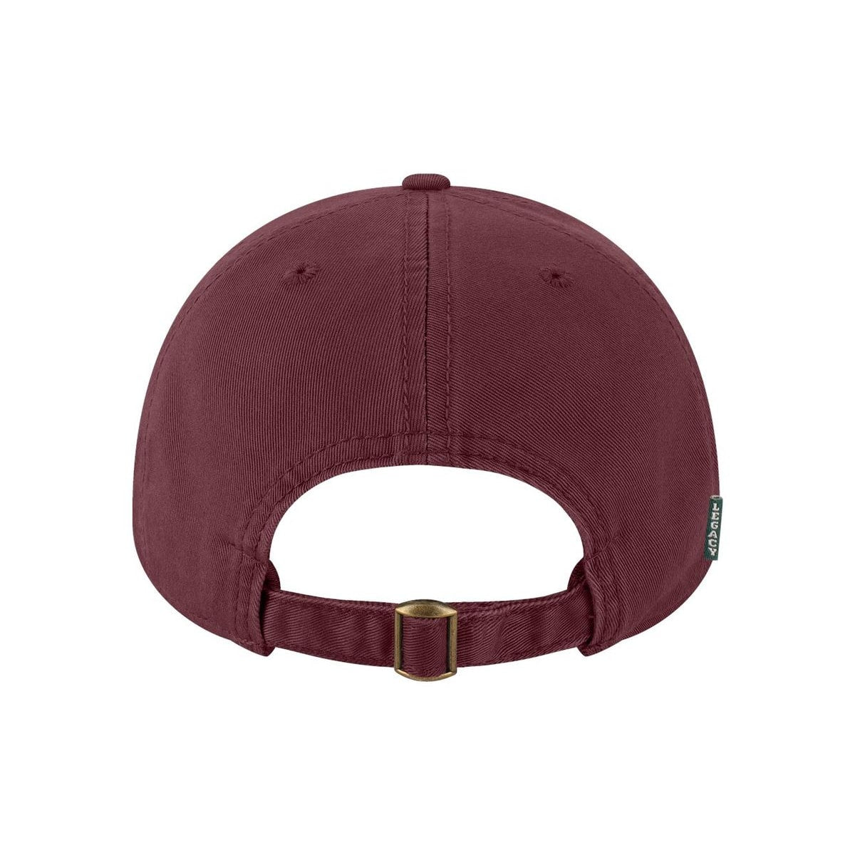 Relaxed Twill Dad Hat — Maroon (Back)