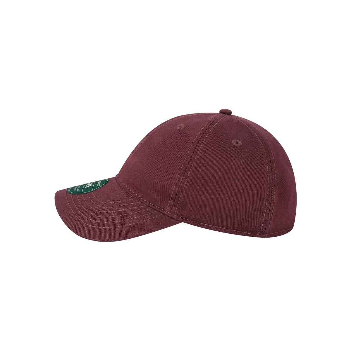 Relaxed Twill Dad Hat — Maroon (Left)