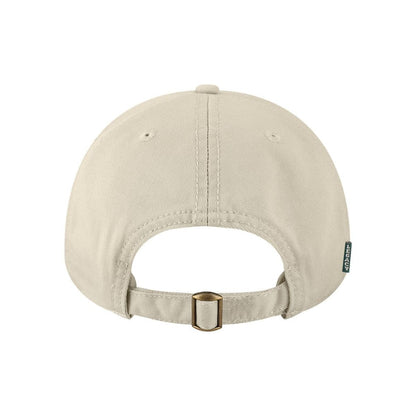 Relaxed Twill Dad Hat — Stone (Back)