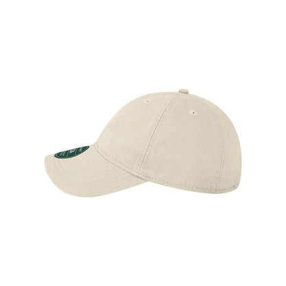 Relaxed Twill Dad Hat — Stone (Left)