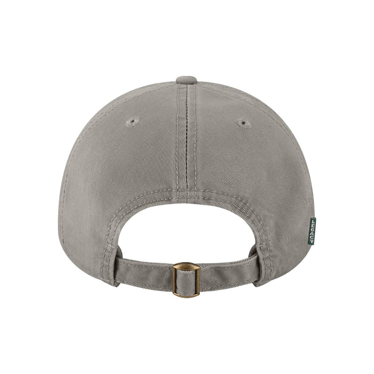 Relaxed Twill Dad Hat — Grey (Back)
