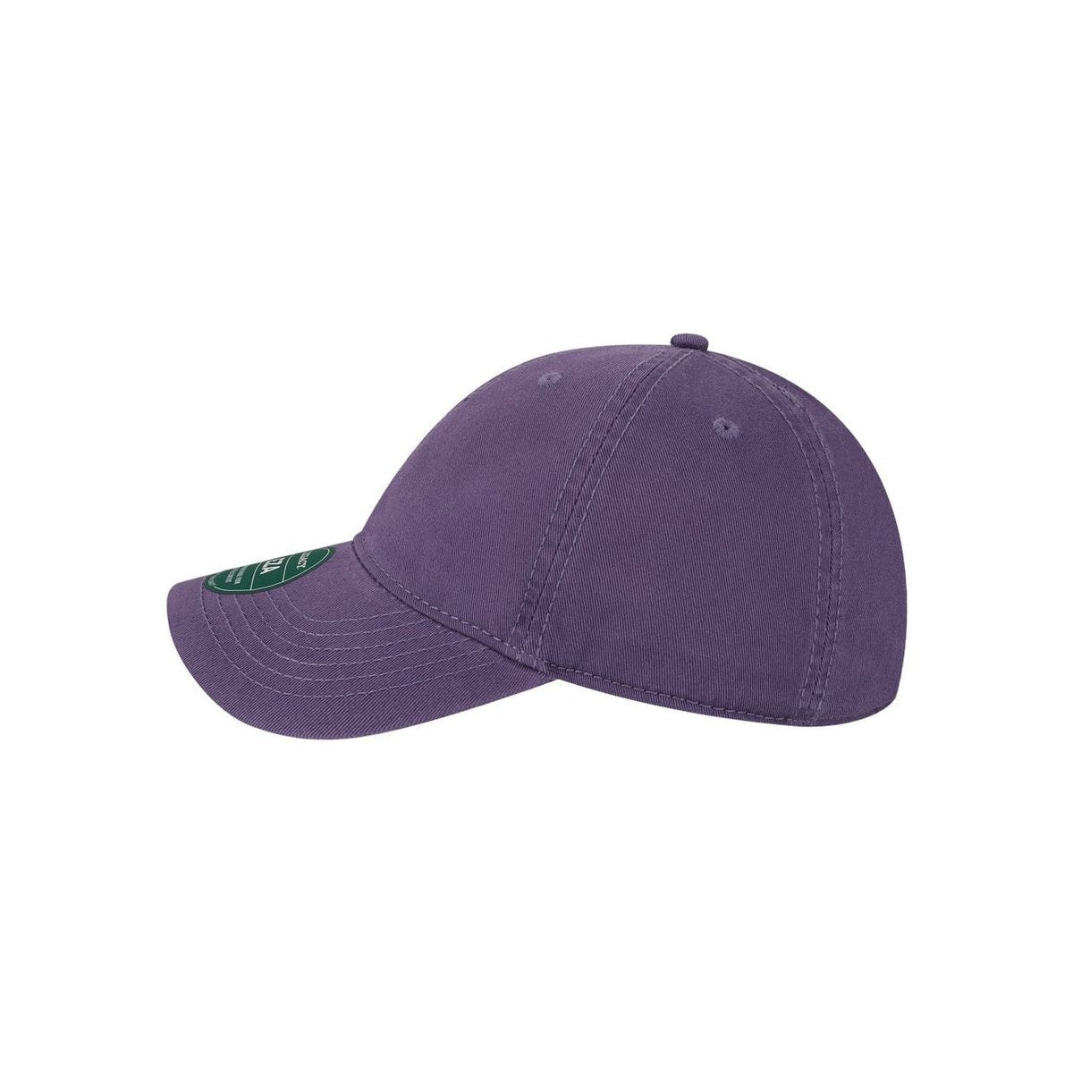 Relaxed Twill Dad Hat — Purple (Left)