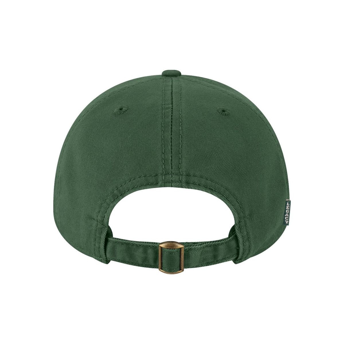 Relaxed Twill Dad Hat — Dark Green (Back)