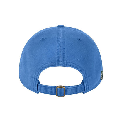 Relaxed Twill Dad Hat — Pacific Blue (Back)
