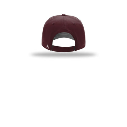 Richardson Casual Performance Lite Cap 225 — Maroon (Back)