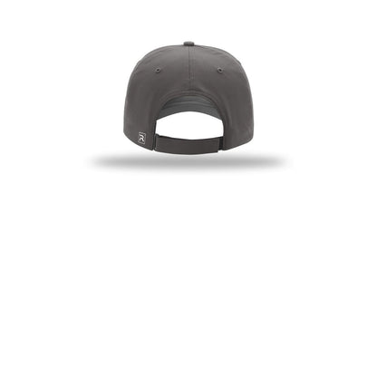 Richardson Casual Performance Lite Cap 225 — Charcoal (Back)