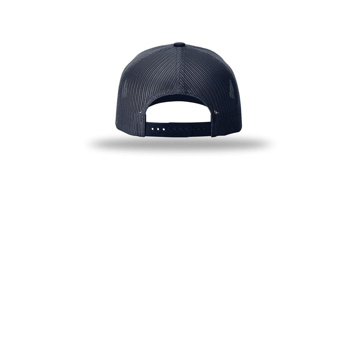 Richardson Five-Panel Cap with Rope 112FPR — Navy/ White (Back)