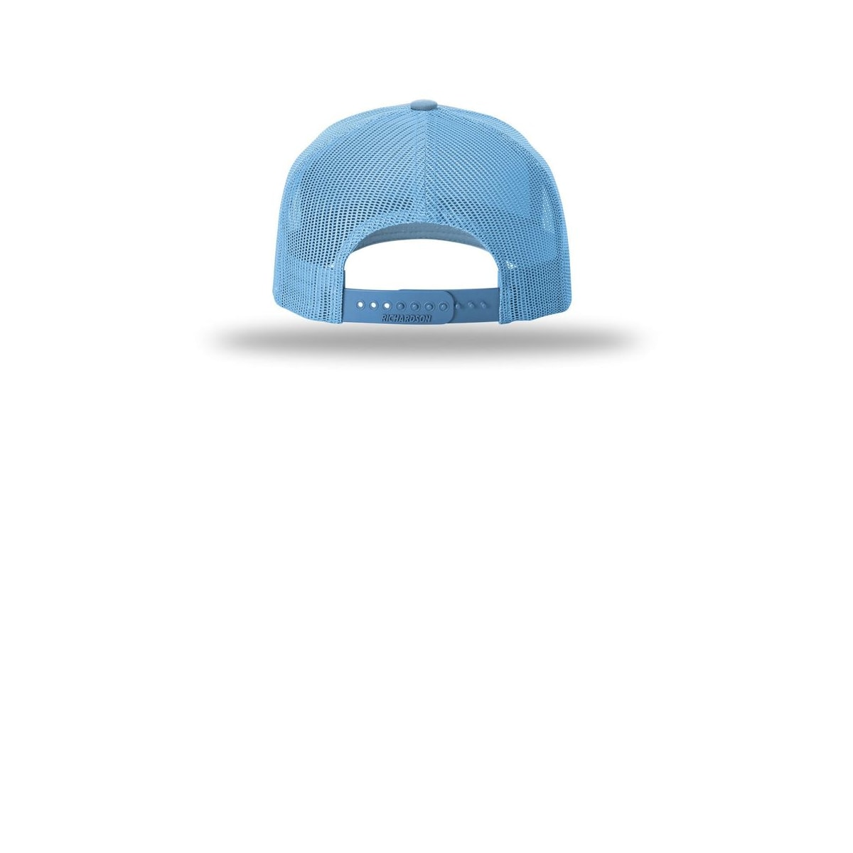 Richardson Five-Panel Cap with Rope 112FPR — Columbia Blue/ Navy (Back)