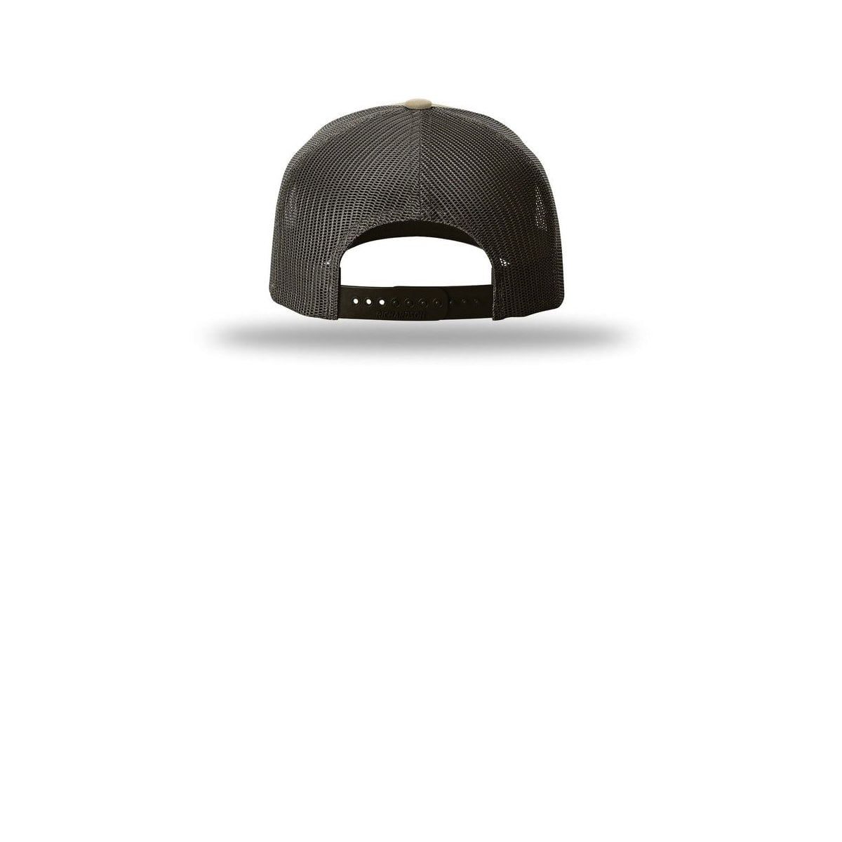Richardson Five-Panel Trucker Cap 112FP — Khaki/ Coffee (Back)