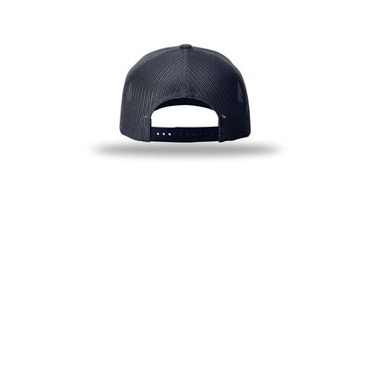 Richardson Five-Panel Trucker Cap 112FP — Ombre Blue/ Navy (Back)