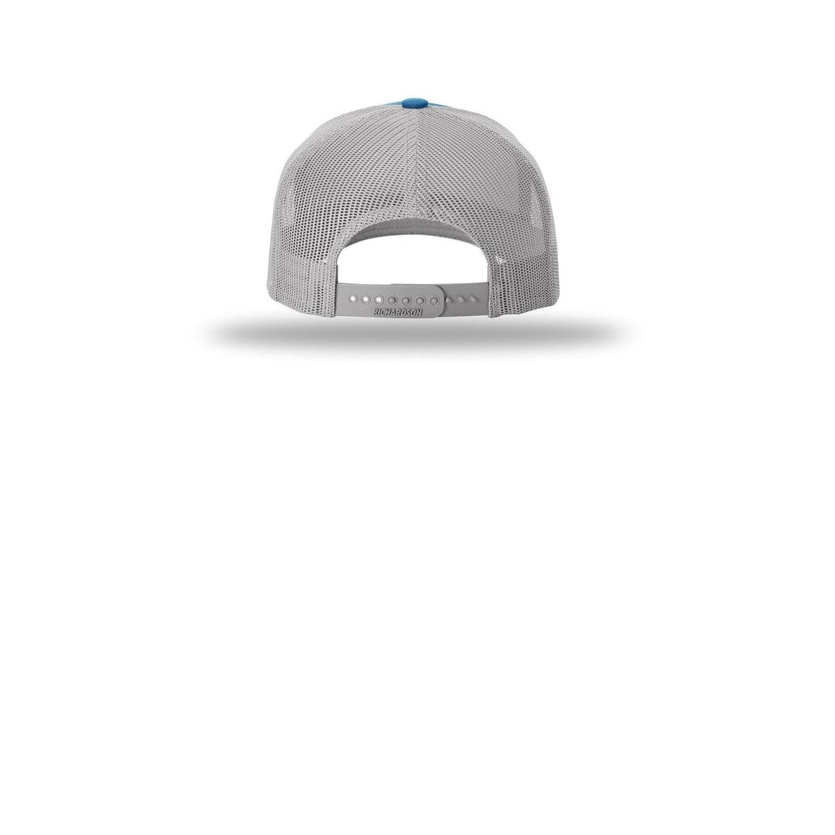 Richardson Five-Panel Trucker Cap 112FP — Cobalt Blue/ Grey (Back)