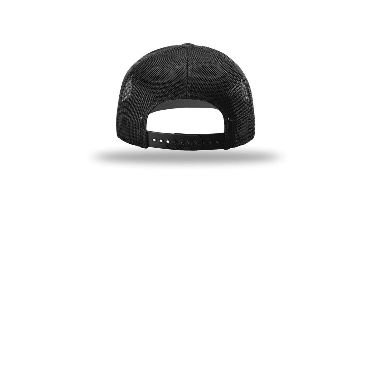 Richardson Printed Tactical Trucker Cap 112PT — Multicam Black/ Black (Back)